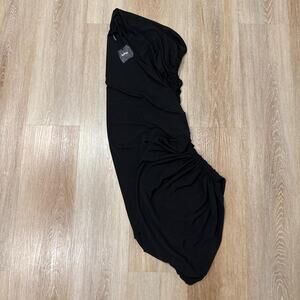 Khy asymmetrical ruched skirt brand